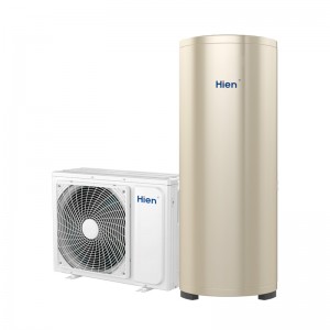Hien  KF70 Air Source Domestic Water Heater Heat Pump 200liter Enamel Inner Tanks